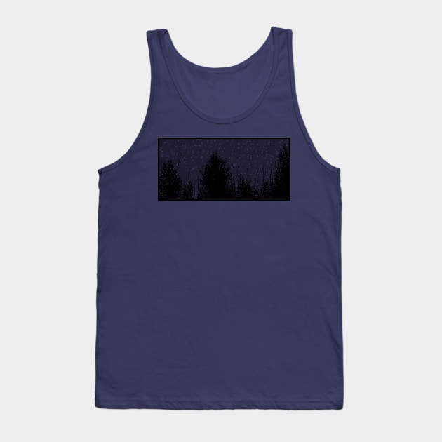 At night in the Forest Tank Top by Narithian